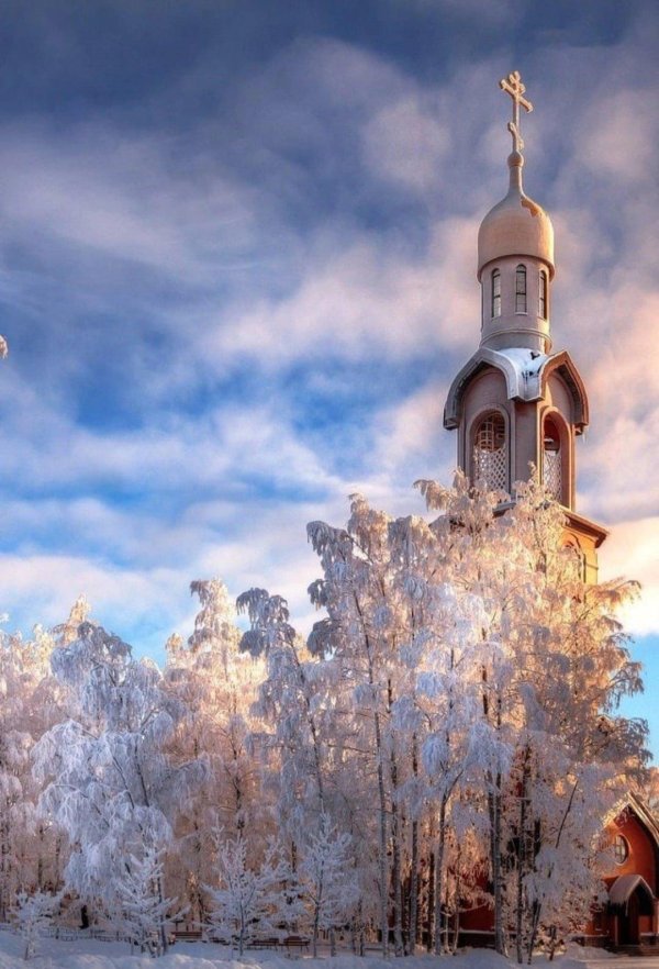 Зима и храм