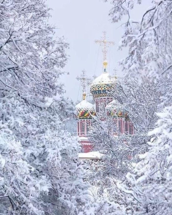 Зима и храм