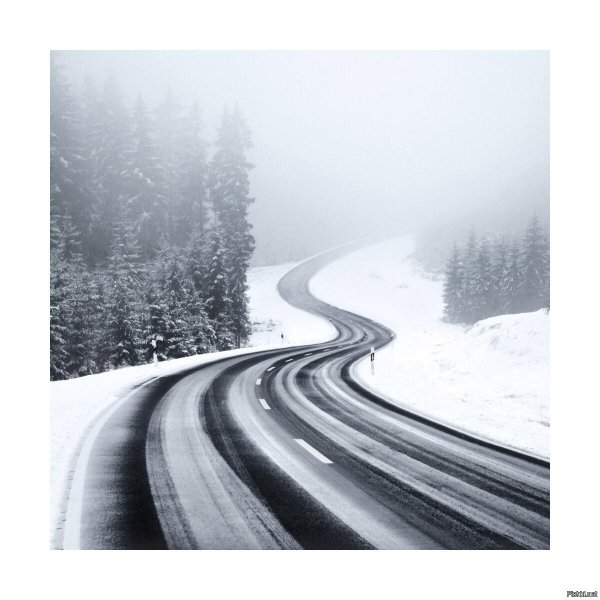 Дорога и зима