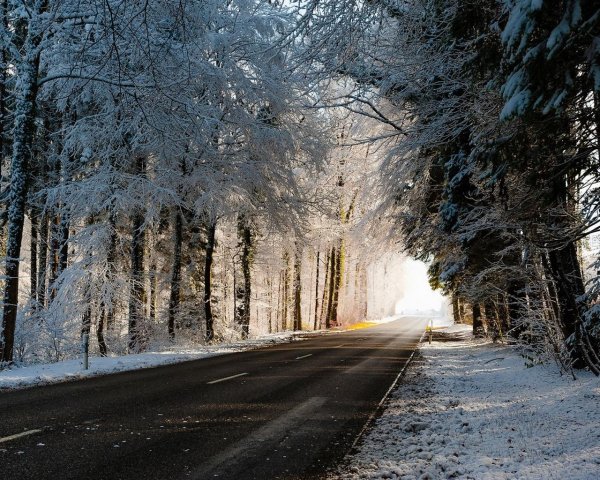 Дорога и зима