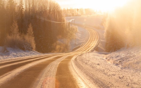 Дорога и зима