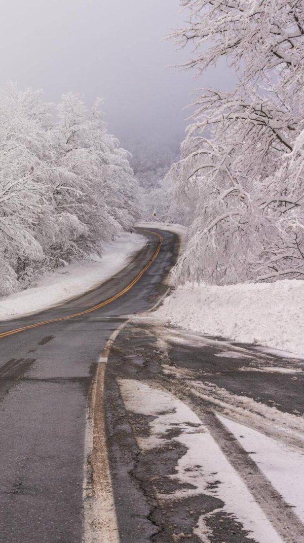 Дорога и зима