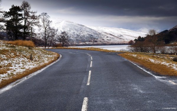 Дорога и зима