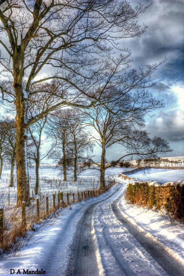 Дорога и зима