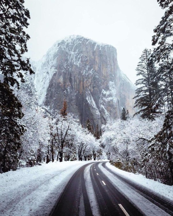 Дорога и зима