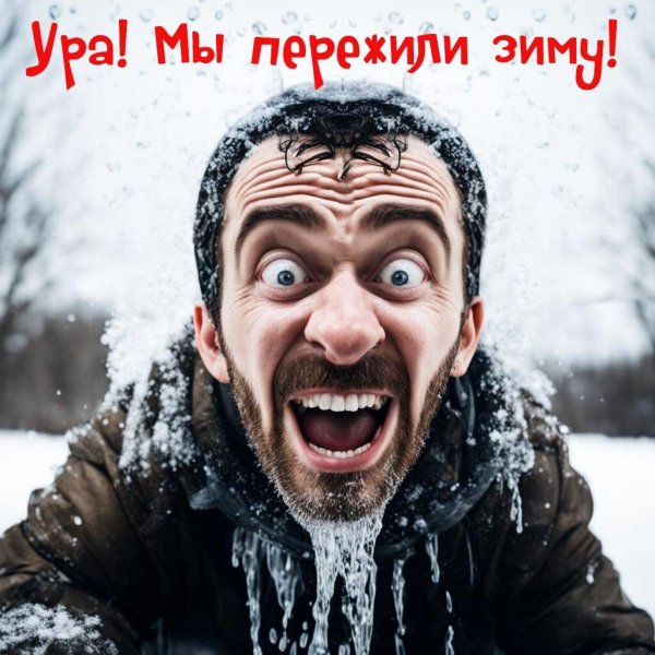 Зима с юмором