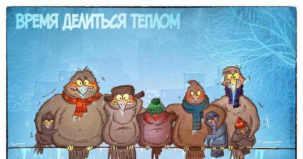 Зима с юмором