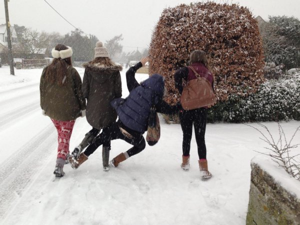 Зима с юмором