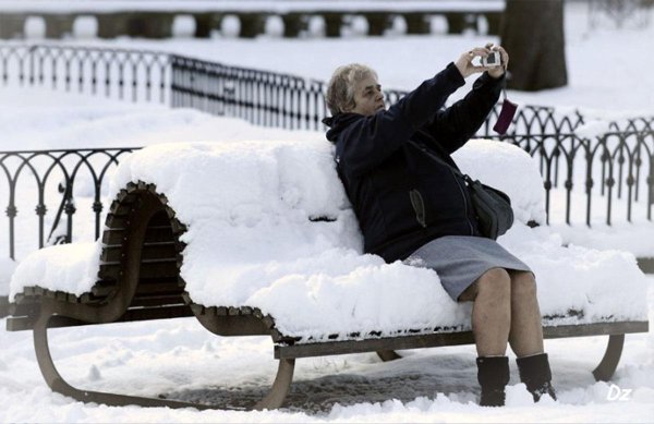 Зима с юмором