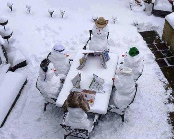 Зима с юмором