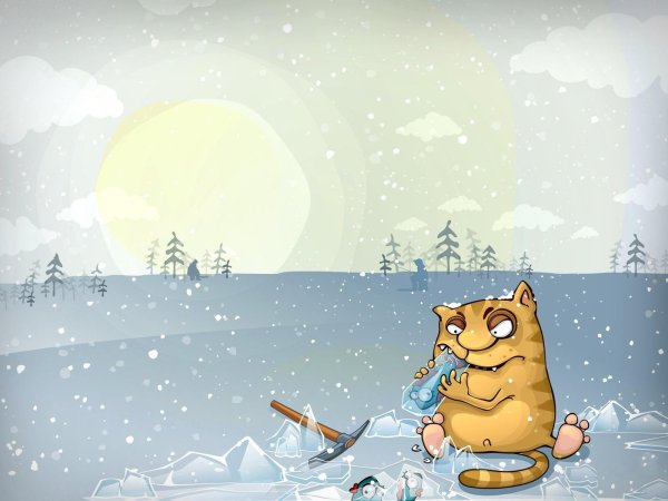 Зима с юмором