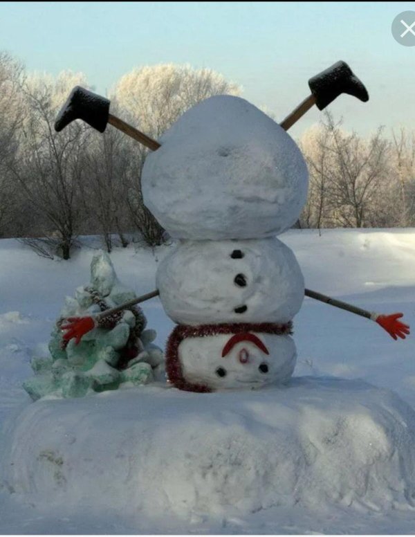 Зима с юмором