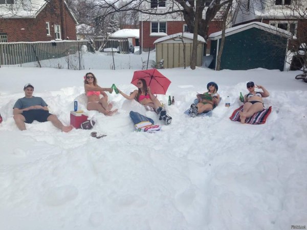 Зима с юмором