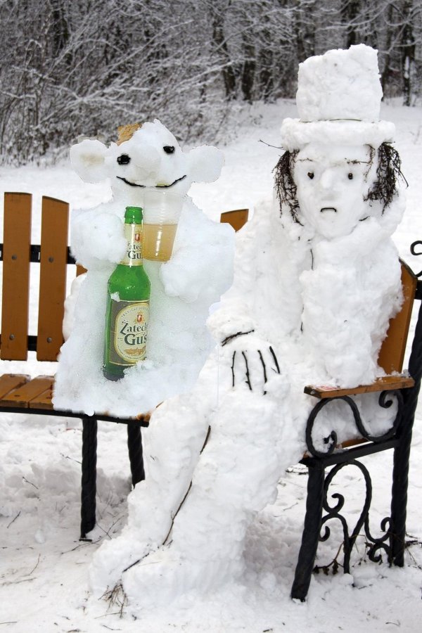 Зима с юмором