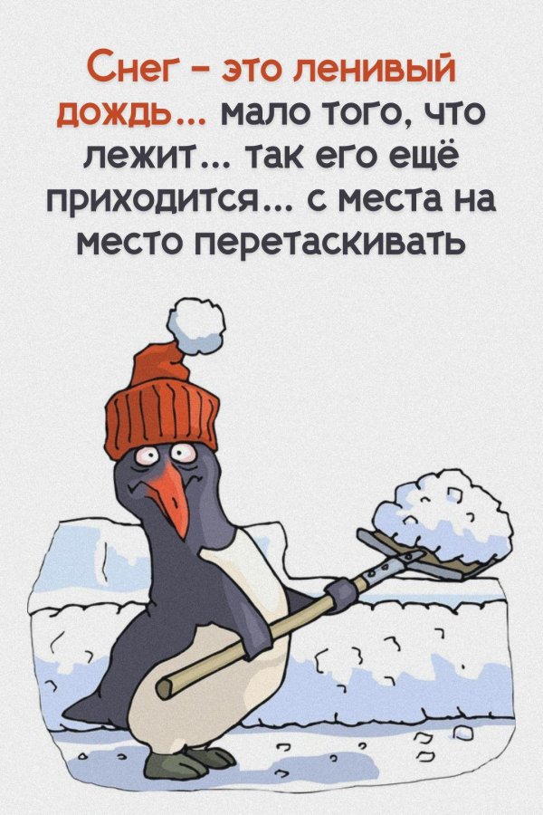 Зима с юмором