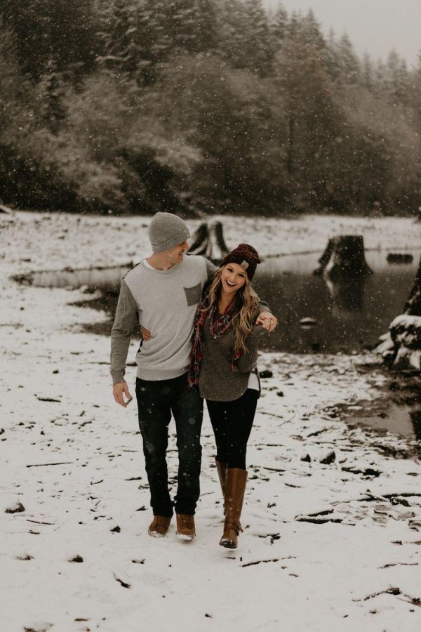 Зима и пара