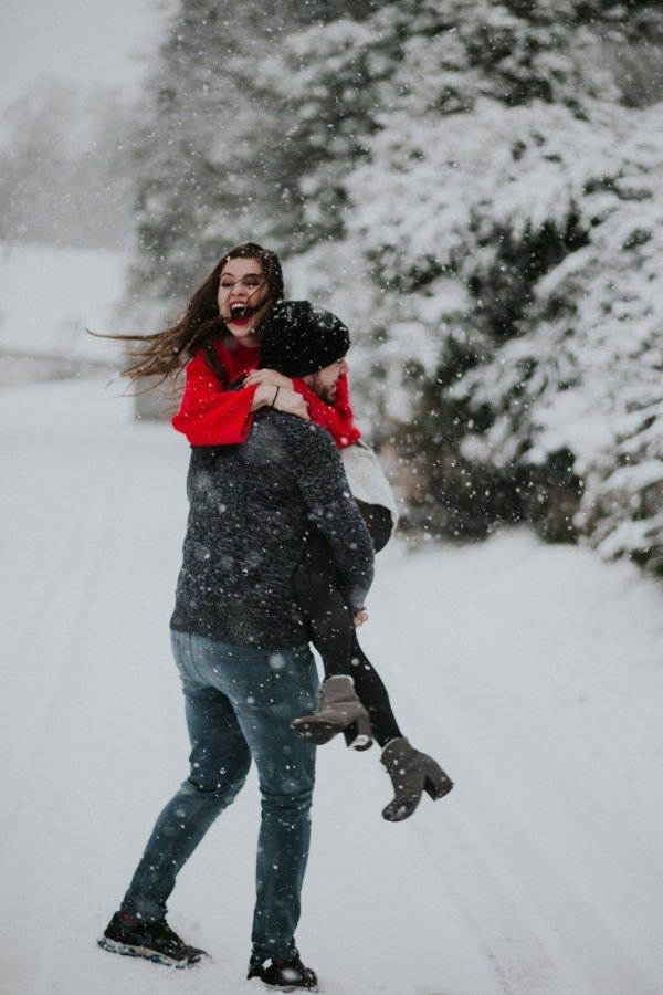 Зима и пара