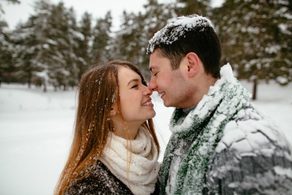 Зима и пара