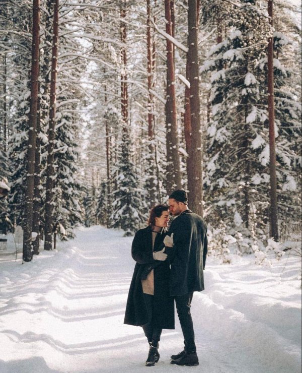 Зима и пара