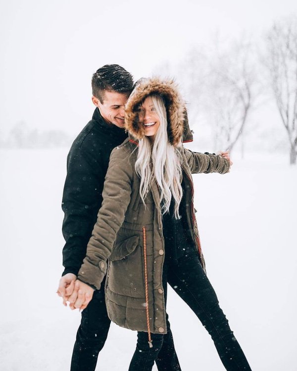 Зима и пара