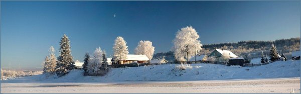 Зима деревня пейзажи