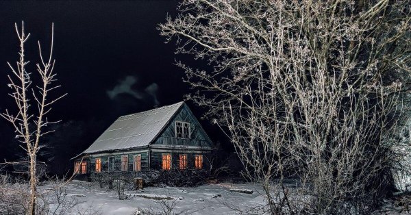 Зима деревня пейзажи