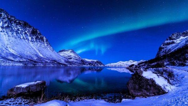 Зима вечер вертикальные