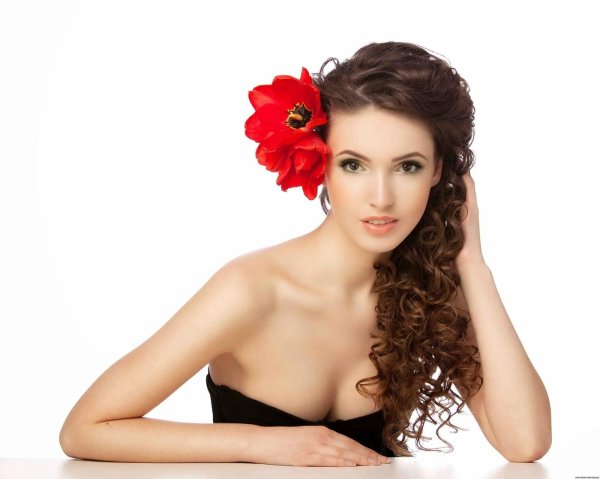 женщина красивая