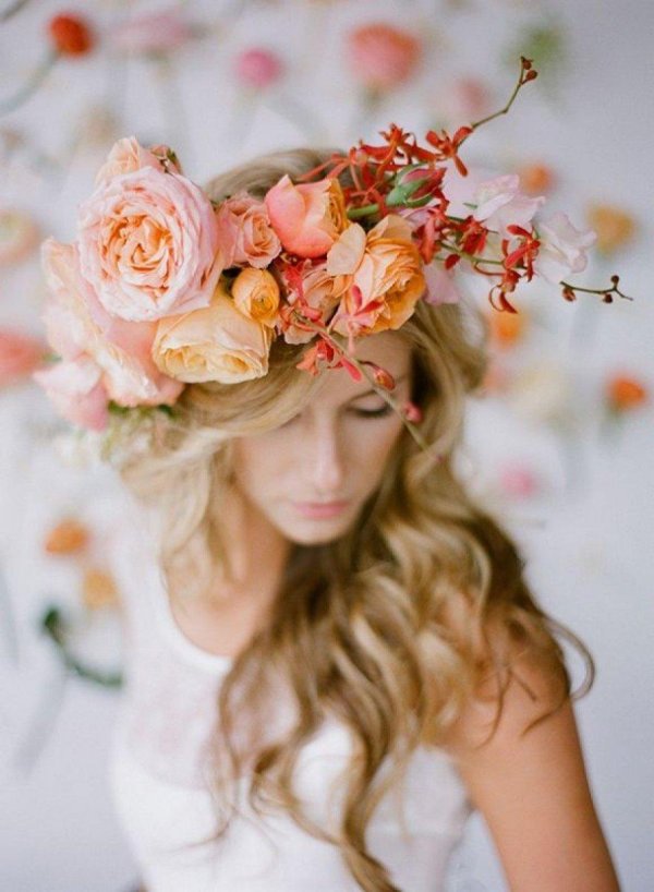 свадебный венок