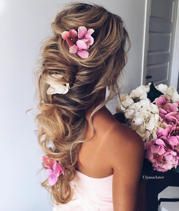 свадебные прически идеи