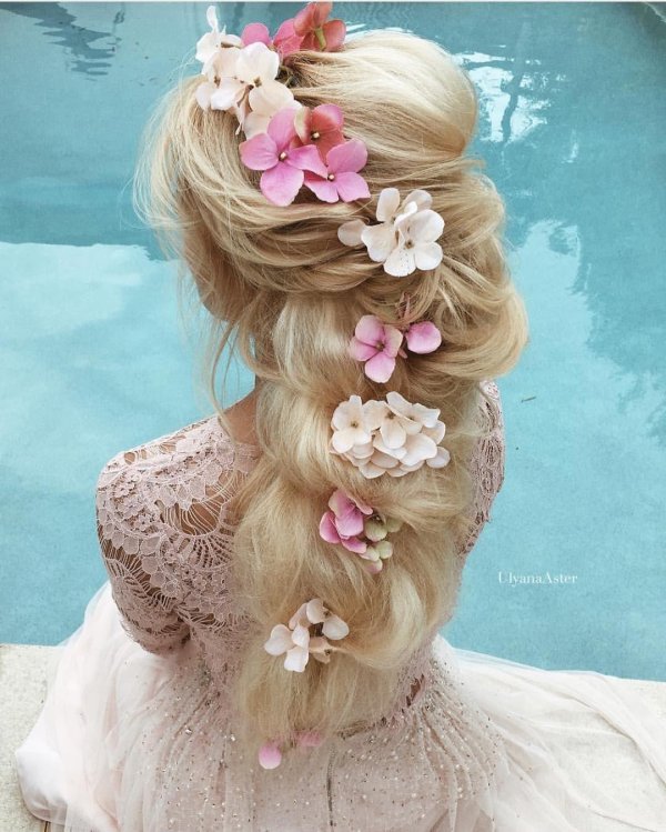 свадебные прически идеи