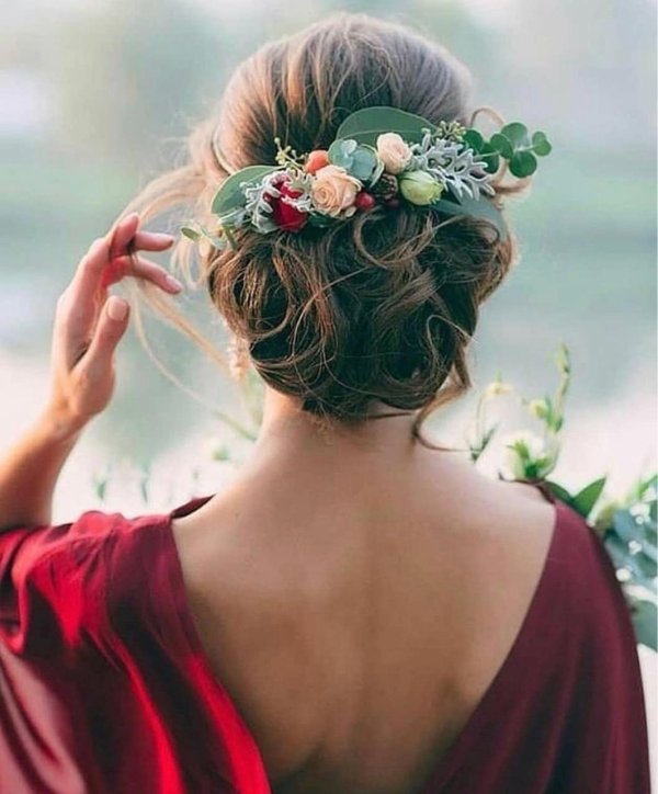 свадебные прически идеи