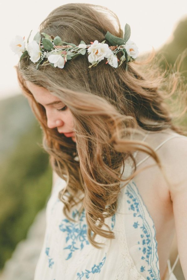 прическа в стиле бохо