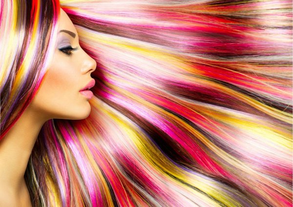 красивое колорирование волос