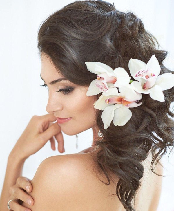свадебные прически идеи