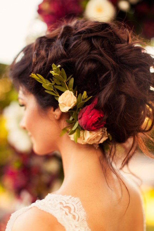 прическа невесты