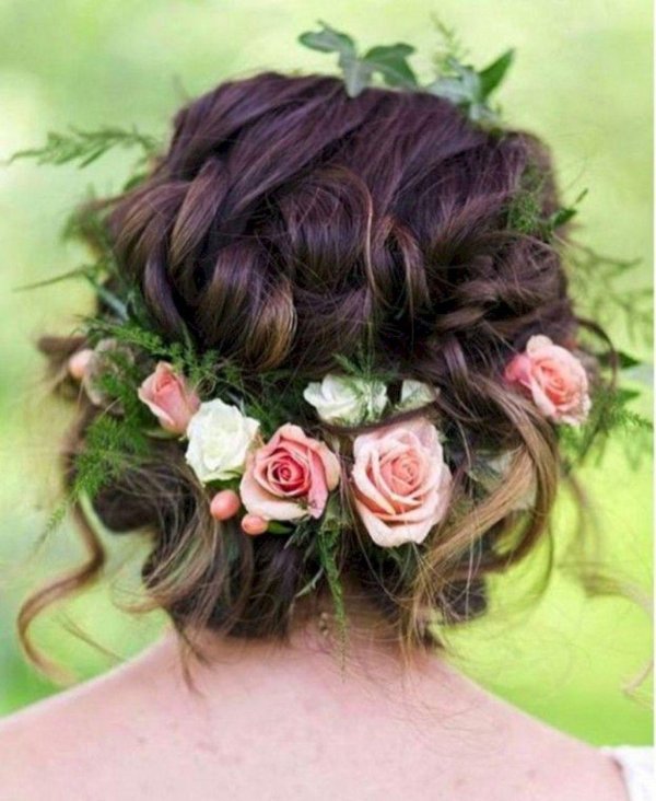 свадебные прически идеи