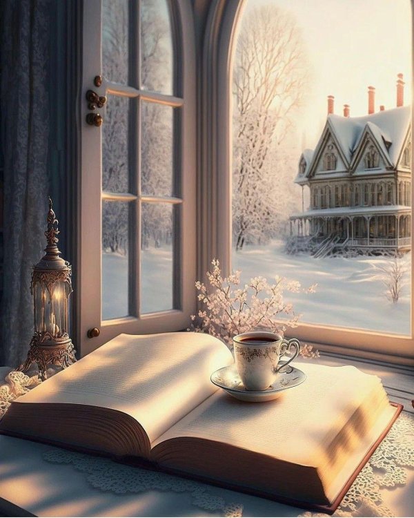 Книга и зима