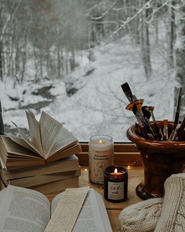 Книга и зима