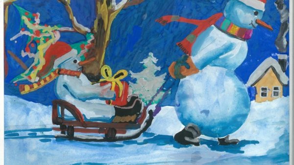 Зима для школы