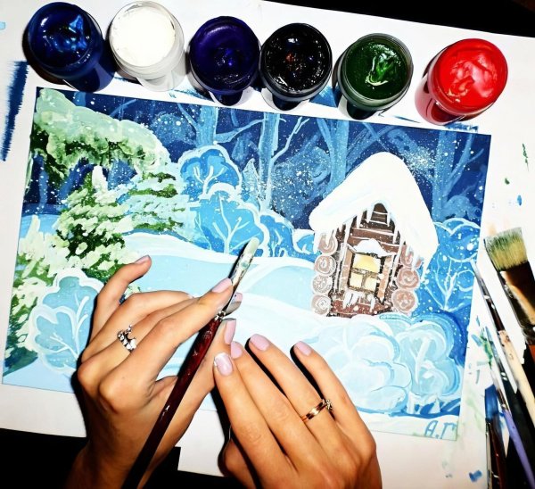 Зима для школы