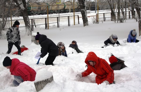 Зима для школы