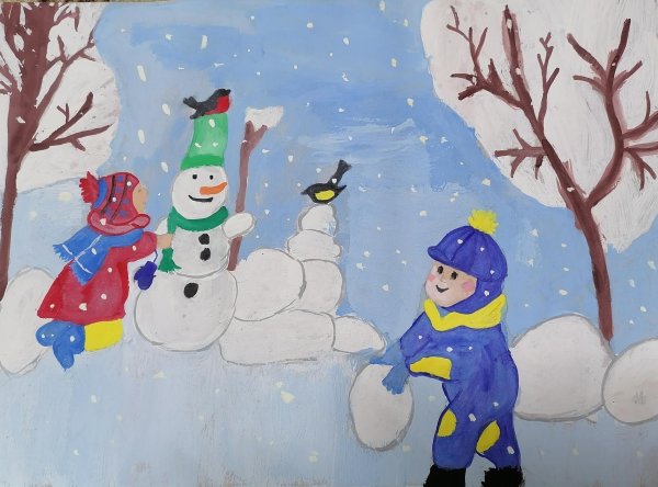 Зима для школы