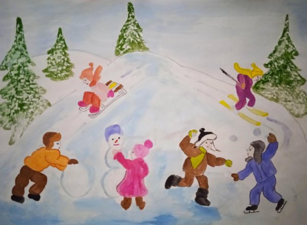 Зима для школы