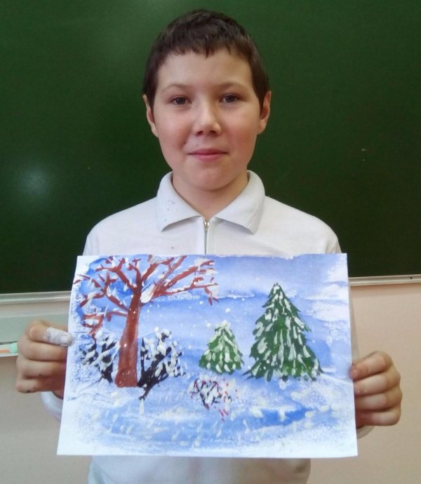 Зима для школы