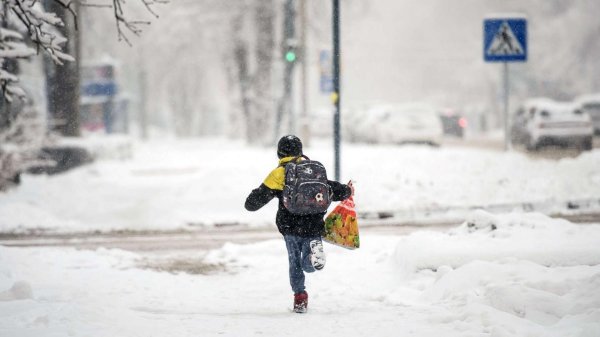 Зима для школы