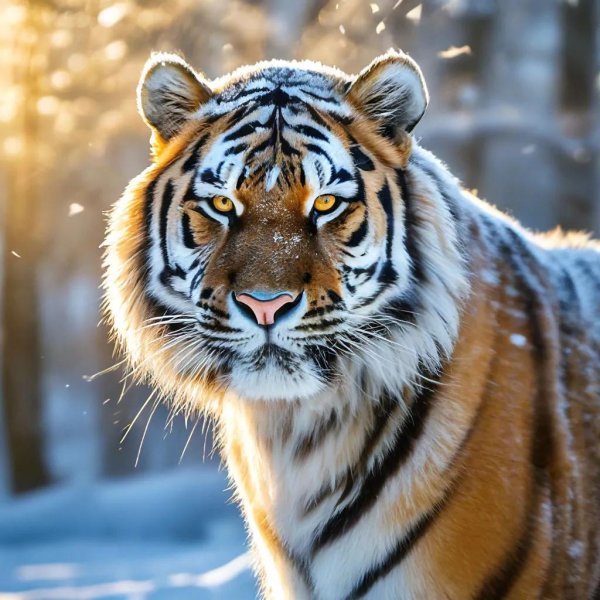 Зима и тигр