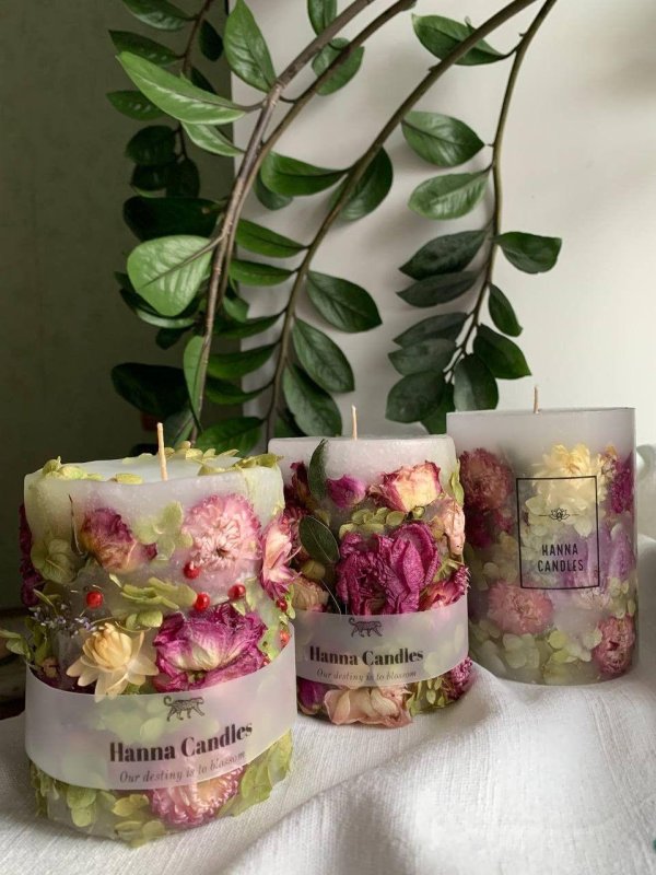 флористические свечи