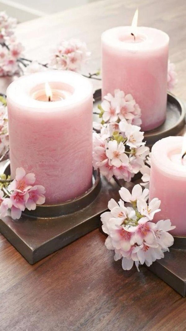 декор свечей