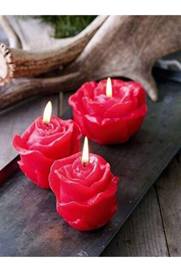 форма для свечи роза